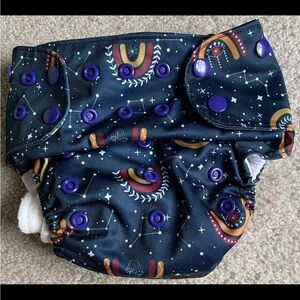 Colorful Constellation Cloth Diaper